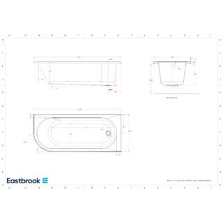 Eastbrook Biscay Beauforte Single Ended Bath - White - Image 7