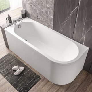 Eastbrook Biscay Beauforte Single Ended Bath - White - Image 2