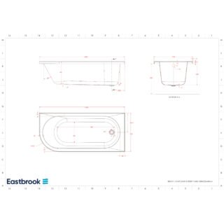 Eastbrook Biscay Beauforte Single Ended Bath - White - Image 5
