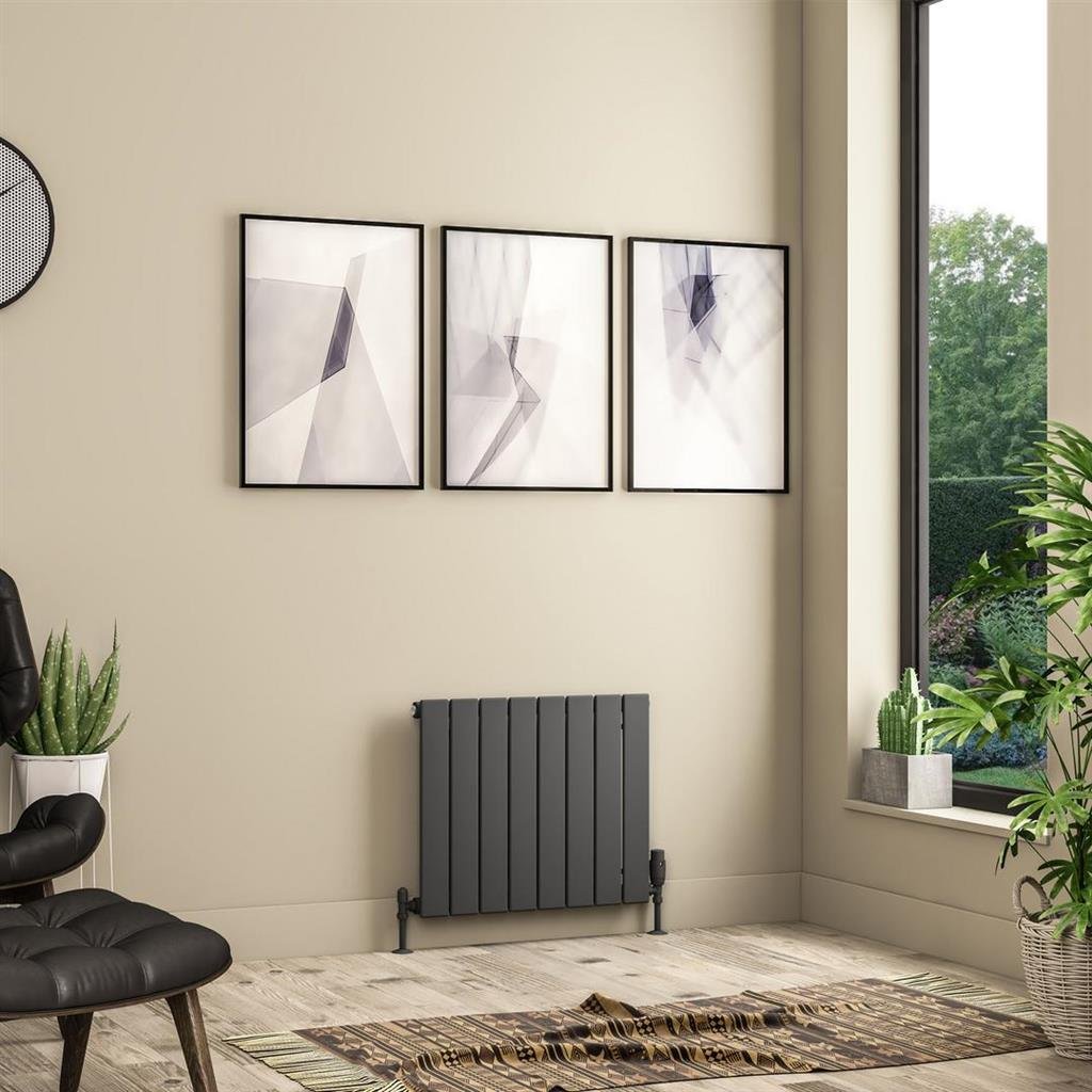 Eastbrook Addington II Type10 Designer Radiator - Matt Anthracite - Image 3