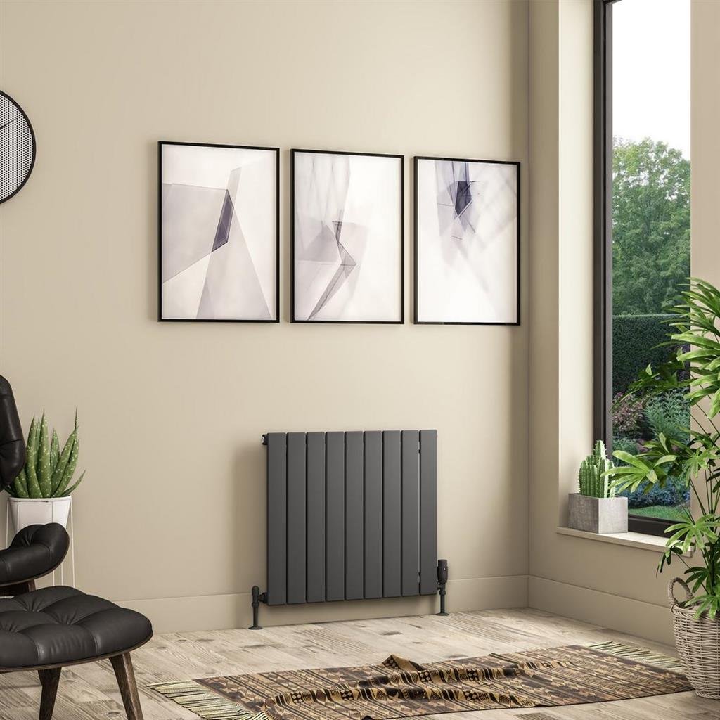 Eastbrook Addington II Type10 Designer Radiator - Matt Anthracite - Image 9