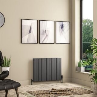 Eastbrook Addington II Type10 Designer Radiator - Matt Anthracite - Image 10