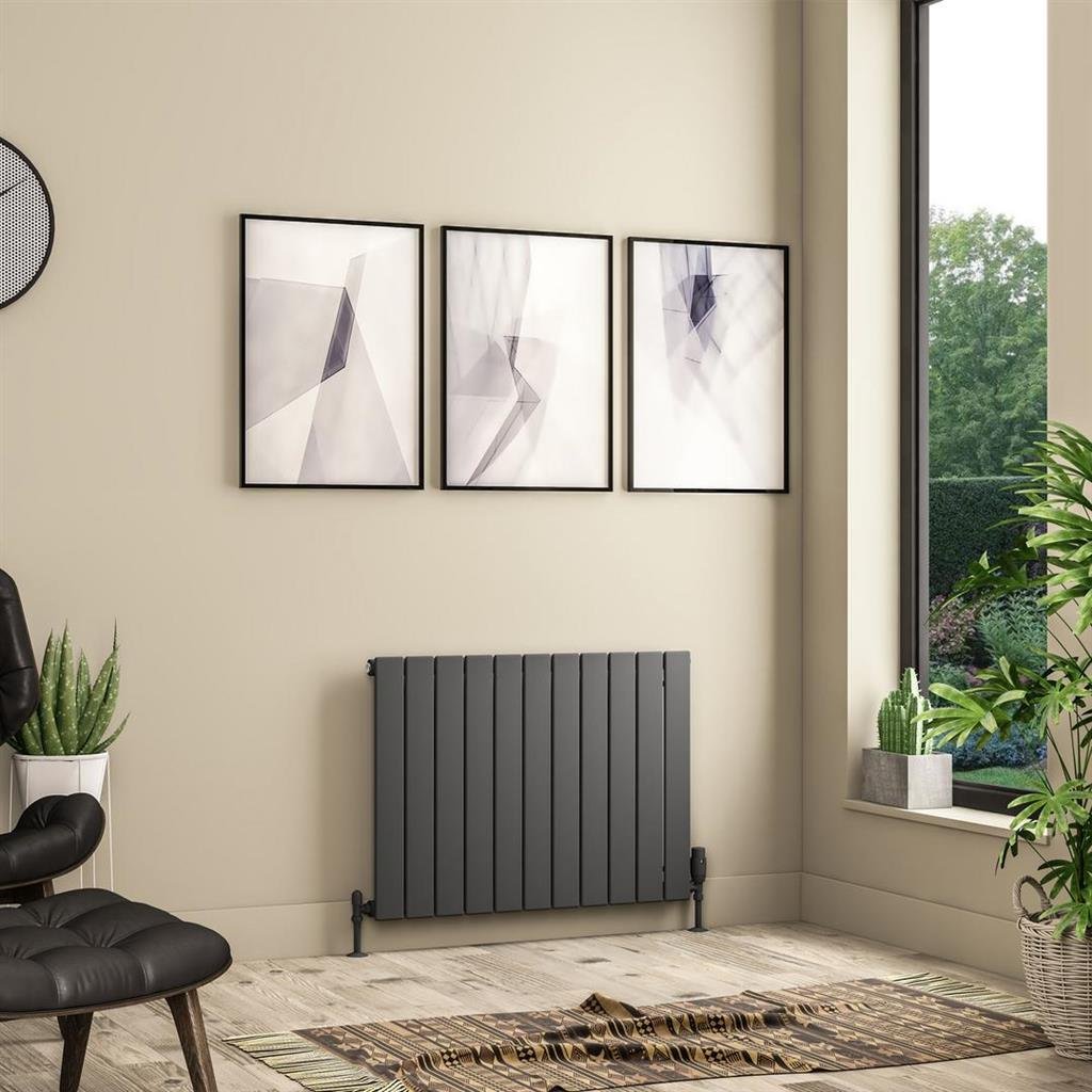 Eastbrook Addington II Type10 Designer Radiator - Matt Anthracite - Image 10