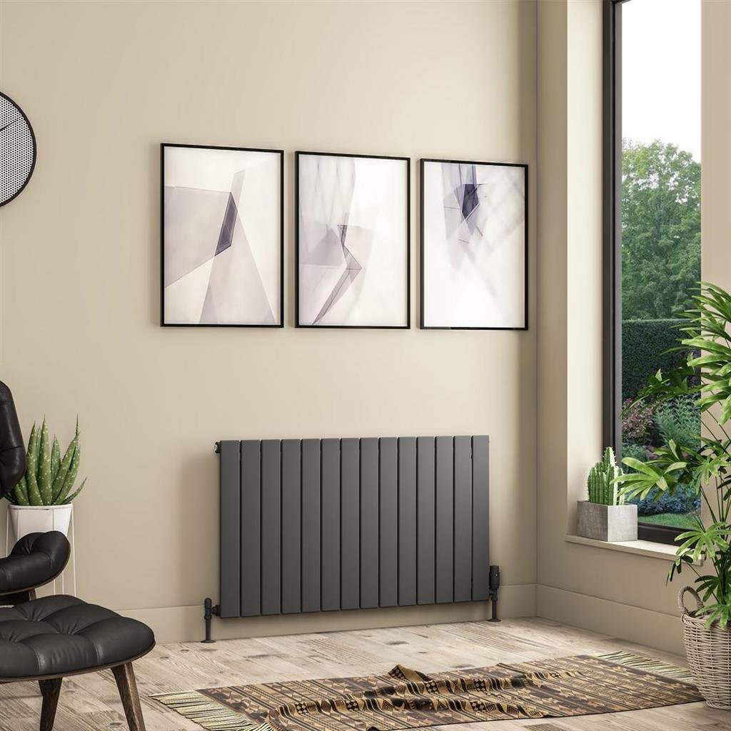Eastbrook Addington II Type10 Designer Radiator - Matt Anthracite - Image 11