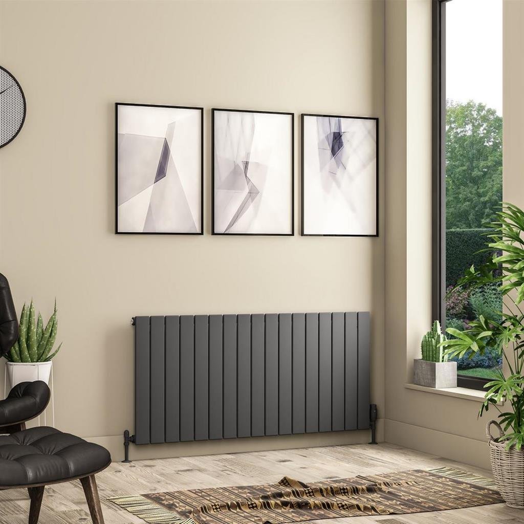 Eastbrook Addington II Type10 Designer Radiator - Matt Anthracite - Image 13