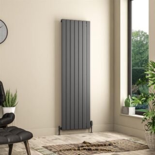 Eastbrook Addington II Type10 Designer Radiator - Matt Anthracite - Image 25