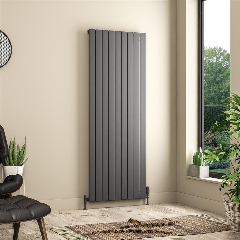 Eastbrook Addington II Type10 Designer Radiator - Matt Anthracite - Image 27