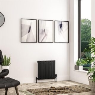Eastbrook Addington II Type10 Designer Radiator - Matt Black - Image 2