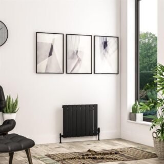Eastbrook Addington II Type10 Designer Radiator - Matt Black - Image 3