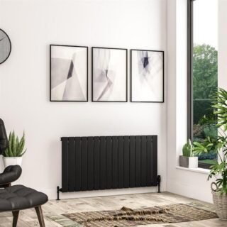 Eastbrook Addington II Type10 Designer Radiator - Matt Black - Image 12