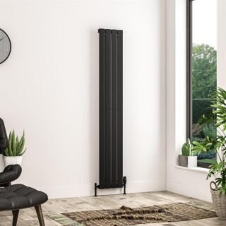 Eastbrook Addington II Type10 Designer Radiator - Matt Black - Image 22