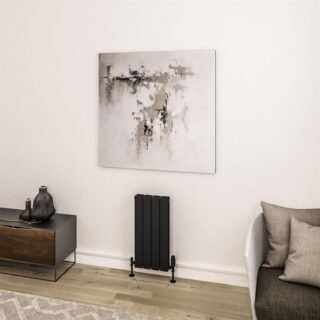 Eastbrook Addington II Type 20 Designer Radiator - Matt Black - Image 2
