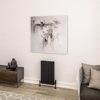 Eastbrook Addington II Type 20 Designer Radiator - Matt Black - Image 3