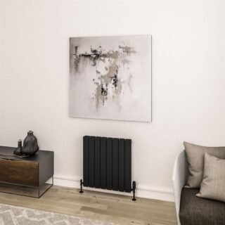 Eastbrook Addington II Type 20 Designer Radiator - Matt Black - Image 6