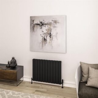 Eastbrook Addington II Type 20 Designer Radiator - Matt Black - Image 8