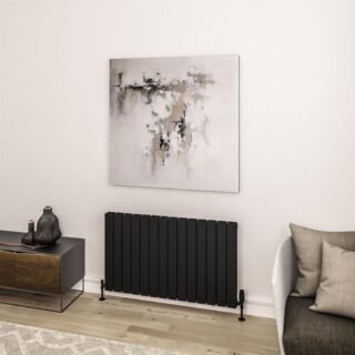 Eastbrook Addington II Type 20 Designer Radiator - Matt Black - Image 9