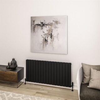 Eastbrook Addington II Type 20 Designer Radiator - Matt Black - Image 11
