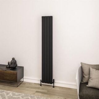 Eastbrook Addington II Type 20 Designer Radiator - Matt Black - Image 14