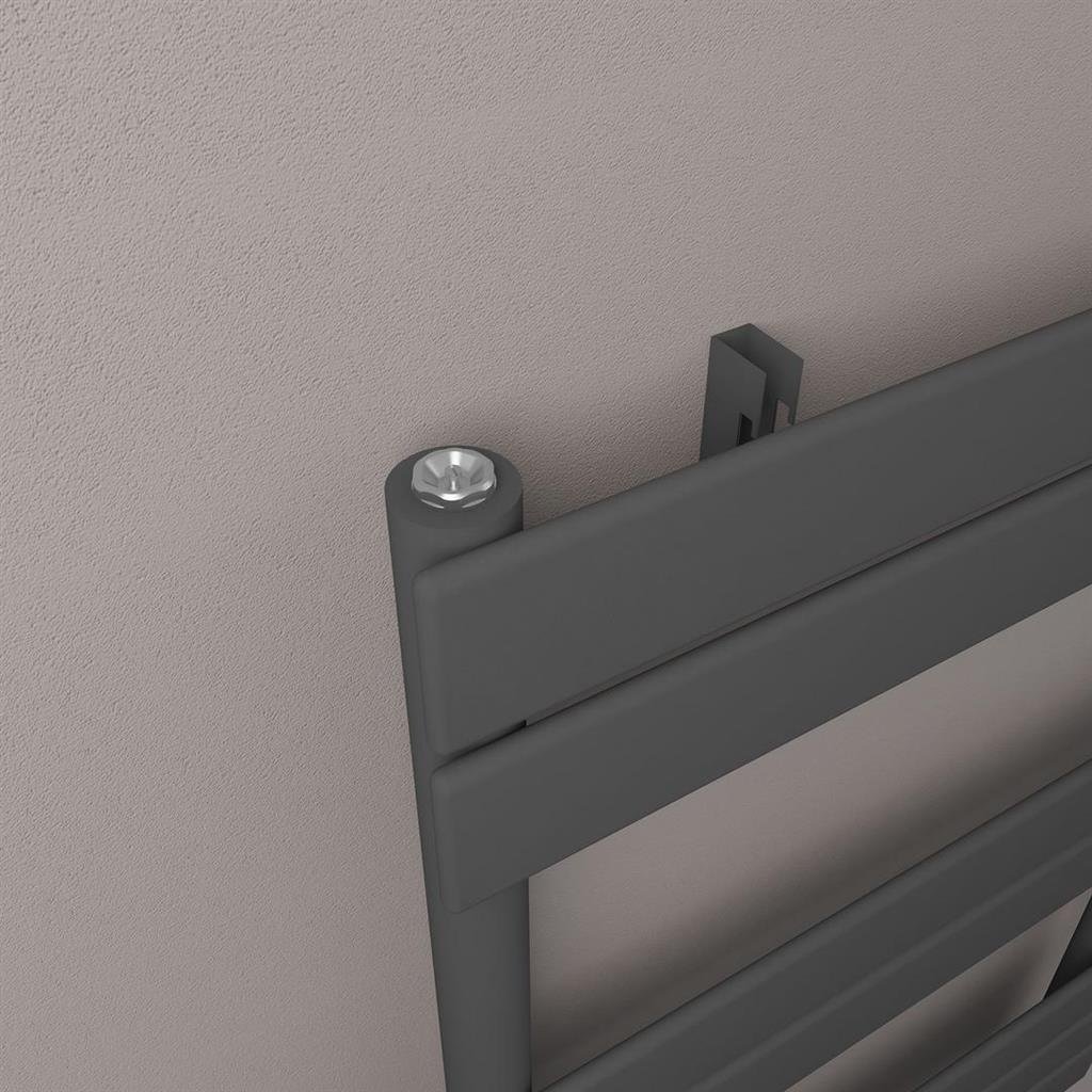 Eastbrook Addington II Type10 Designer Heated Towel Rail - Matt Anthracite - Image 11