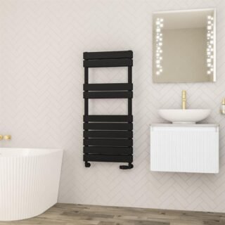 Eastbrook Addington II Type 20 Designer Radiator - Matt Black - Image 12