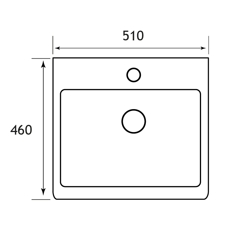 Eastbrook Chedworth 2 Door Floor Standing Vanity Unit With Basin - 500mm Wide - Natural Oak - Image 4