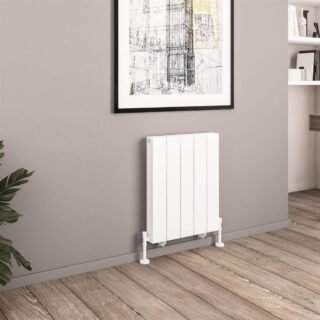 Eastbrook Queenswood Aluminium Designer Radiator - Matt White - Image 6