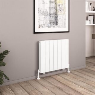 Eastbrook Queenswood Aluminium Designer Radiator - Matt White - Image 8
