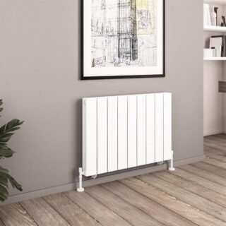 Eastbrook Queenswood Aluminium Designer Radiator - Matt White - Image 9