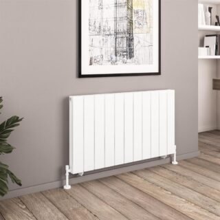 Eastbrook Queenswood Aluminium Designer Radiator - Matt White - Image 10