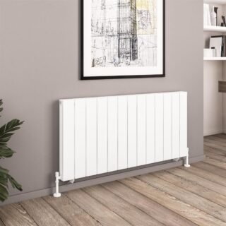 Eastbrook Queenswood Aluminium Designer Radiator - Matt White - Image 11