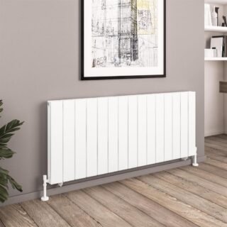 Eastbrook Queenswood Aluminium Designer Radiator - Matt White - Image 12