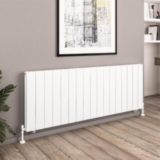 Eastbrook Queenswood Aluminium Designer Radiator - Matt White - Image 13