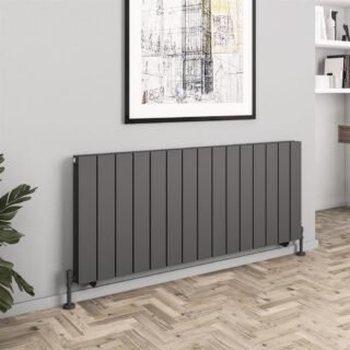 Eastbrook Queenswood Aluminium Designer Radiator - Matt Anthracite - Image 12