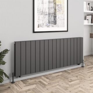 Eastbrook Queenswood Aluminium Designer Radiator - Matt Anthracite - Image 13