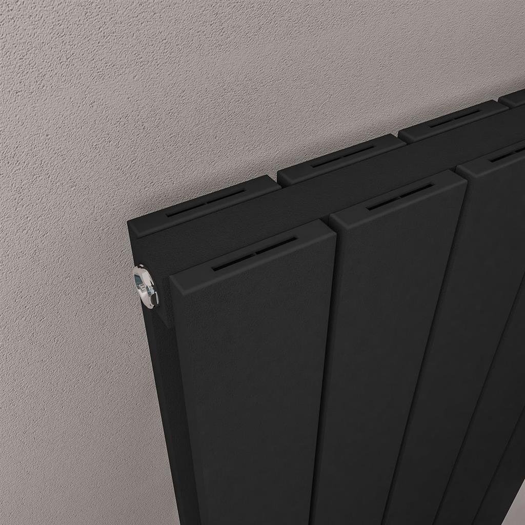 Eastbrook Queenswood Aluminium Designer Radiator - Matt Black - Image 14