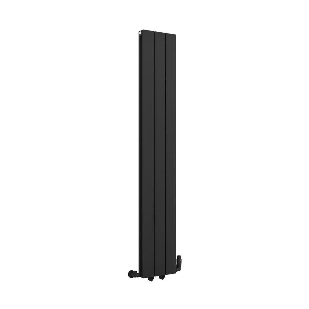 Eastbrook Queenswood Aluminium Designer Radiator - Matt Black
