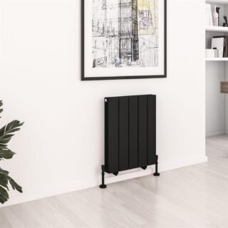 Eastbrook Queenswood Aluminium Designer Radiator - Matt Black - Image 6