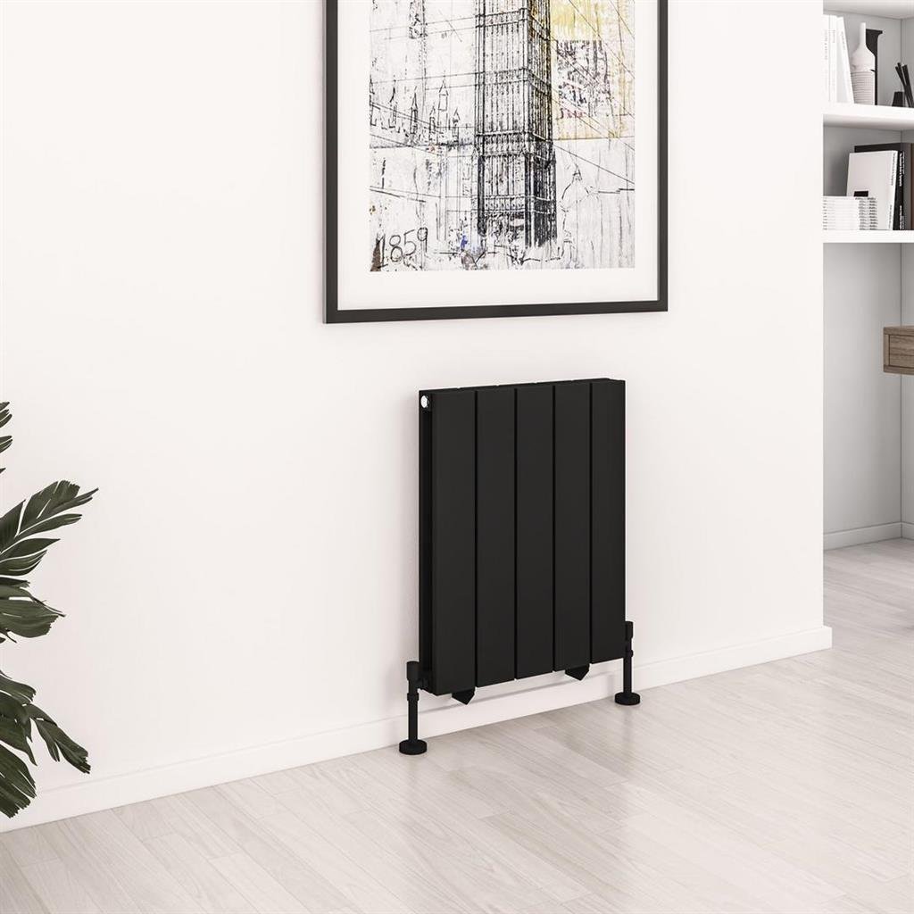 Eastbrook Queenswood Aluminium Designer Radiator - Matt Black - Image 6