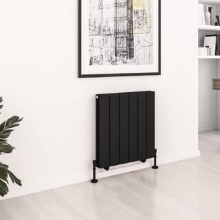 Eastbrook Queenswood Aluminium Designer Radiator - Matt Black - Image 7