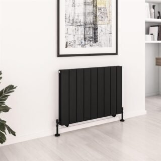 Eastbrook Queenswood Aluminium Designer Radiator - Matt Black - Image 9