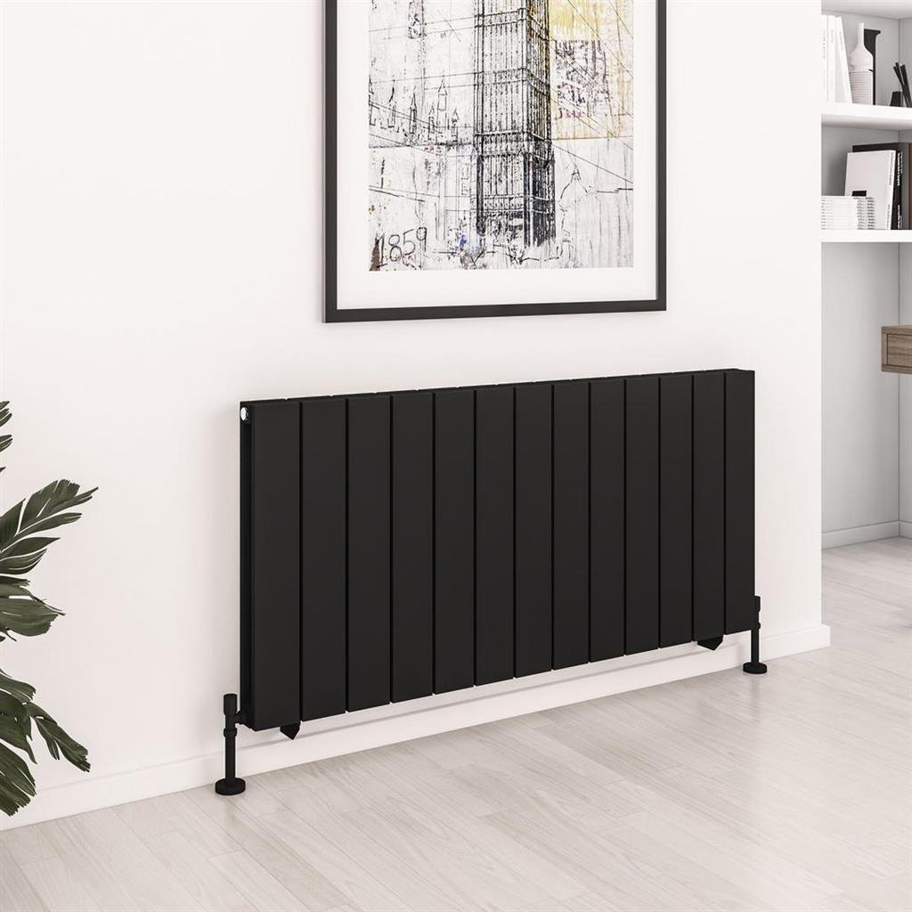 Eastbrook Queenswood Aluminium Designer Radiator - Matt Black - Image 11