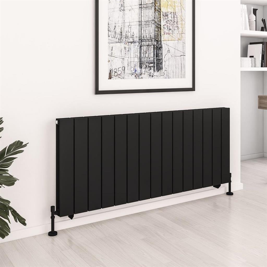 Eastbrook Queenswood Aluminium Designer Radiator - Matt Black - Image 12
