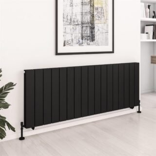 Eastbrook Queenswood Aluminium Designer Radiator - Matt Black - Image 13