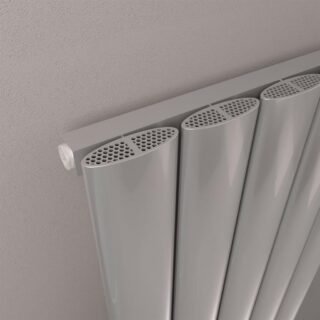 Eastbrook Malmesbury Aluminium Designer Radiator - Silver Effect - Image 6