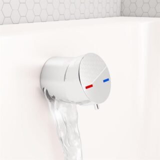 Eastbrook Overflow Bath Filler With Push Button Waste - Image 2