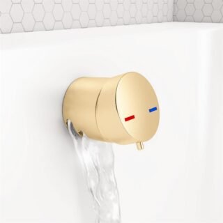 Eastbrook Overflow Bath Filler With Push Button Waste - Image 4