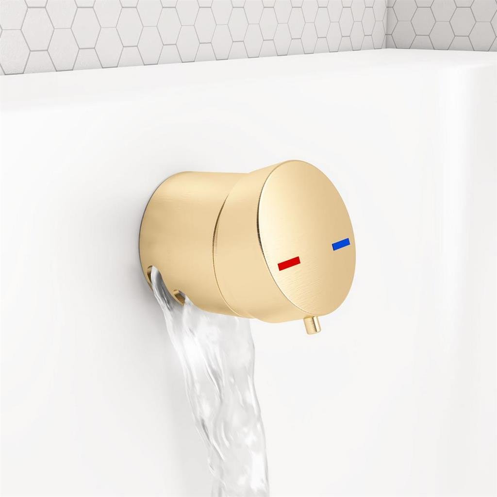 Eastbrook Overflow Bath Filler With Push Button Waste - Image 4