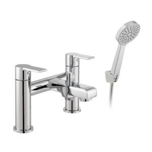 Vado Irlo Deck Mounted Bath Shower Mixer Tap - Chrome