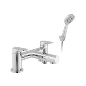 Vado Metiz Deck Mounted Bath Shower Mixer Tap - Chrome