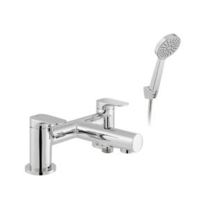 Vado Vala Deck Mounted Bath Shower Mixer Tap - Chrome